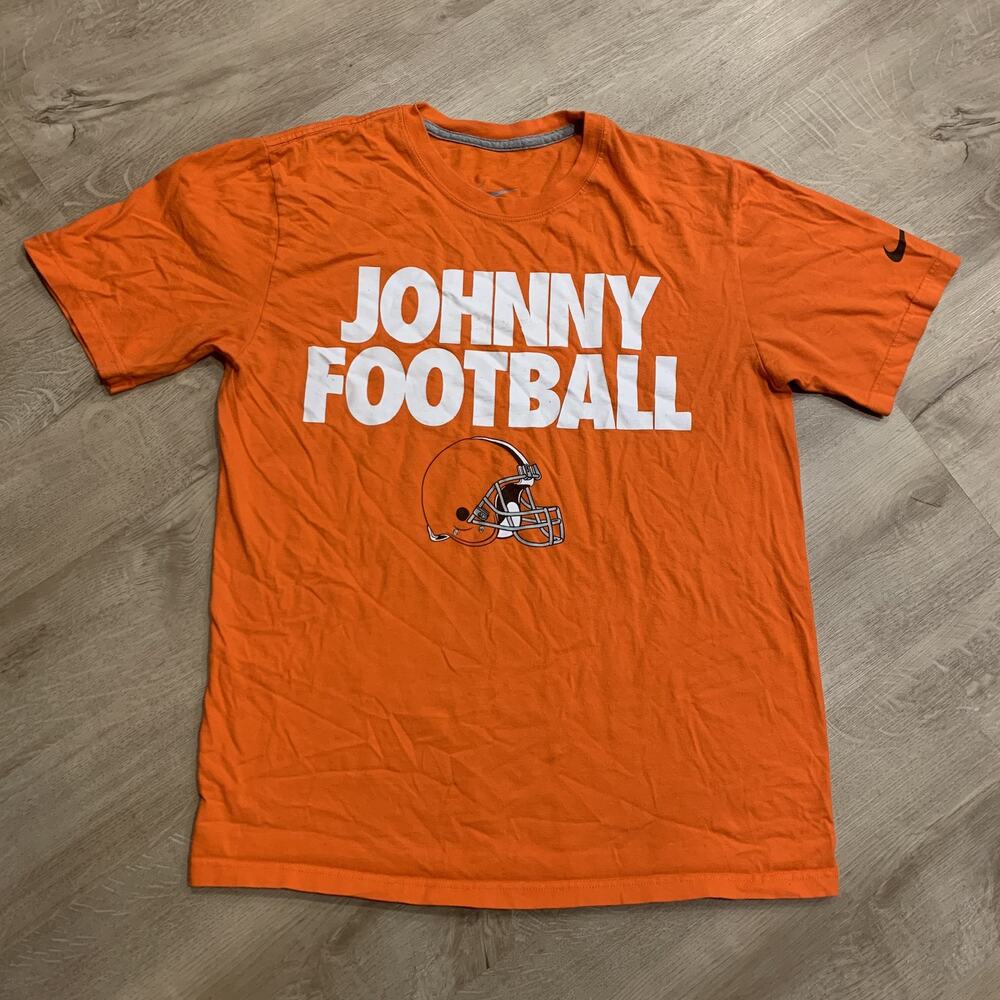 Nike NFL Johnny Football Money Manziel Cleveland Browns T-Shirt Men's Medium M